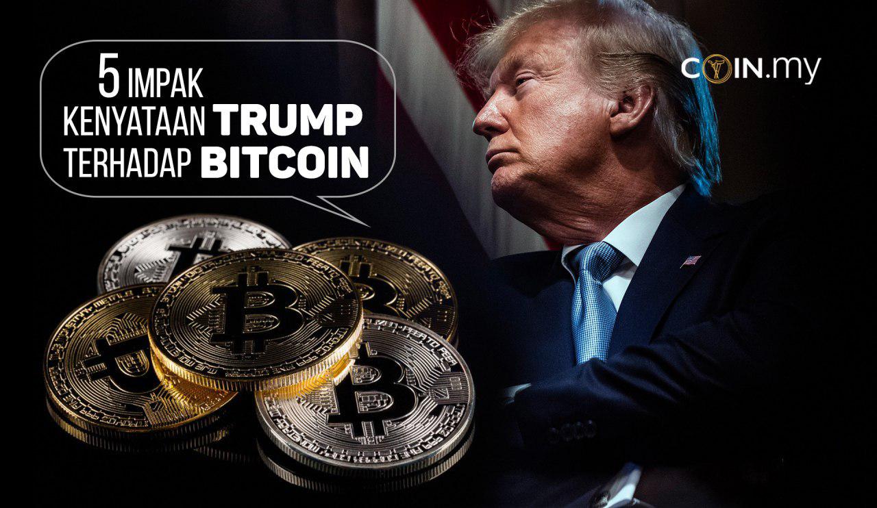an image on a post on trump bitcoin