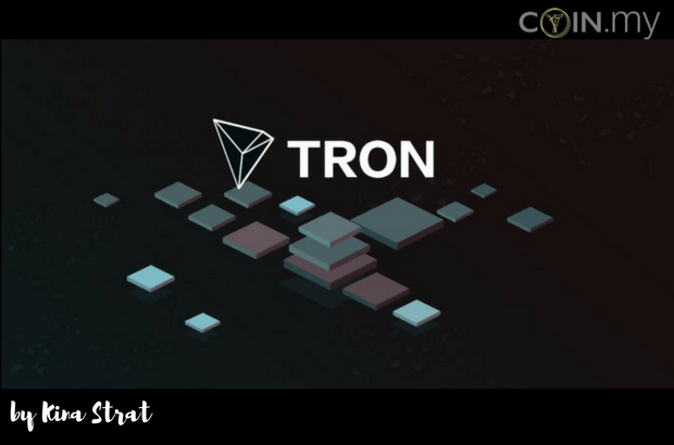 an image on a post on tron