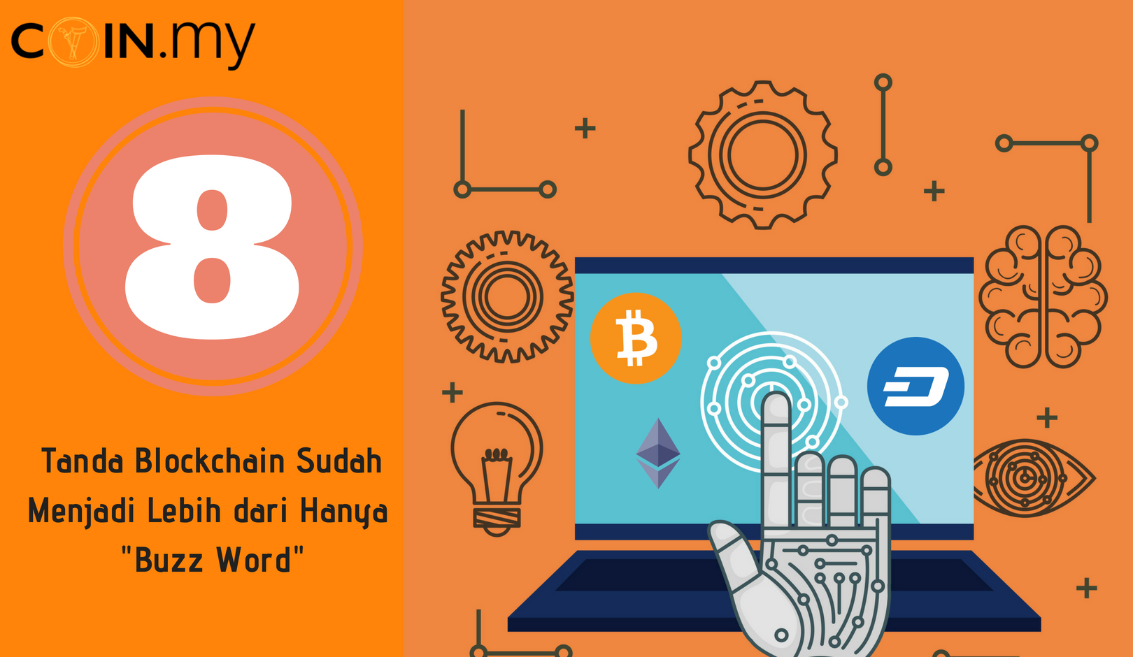 an image on a post on blockchain