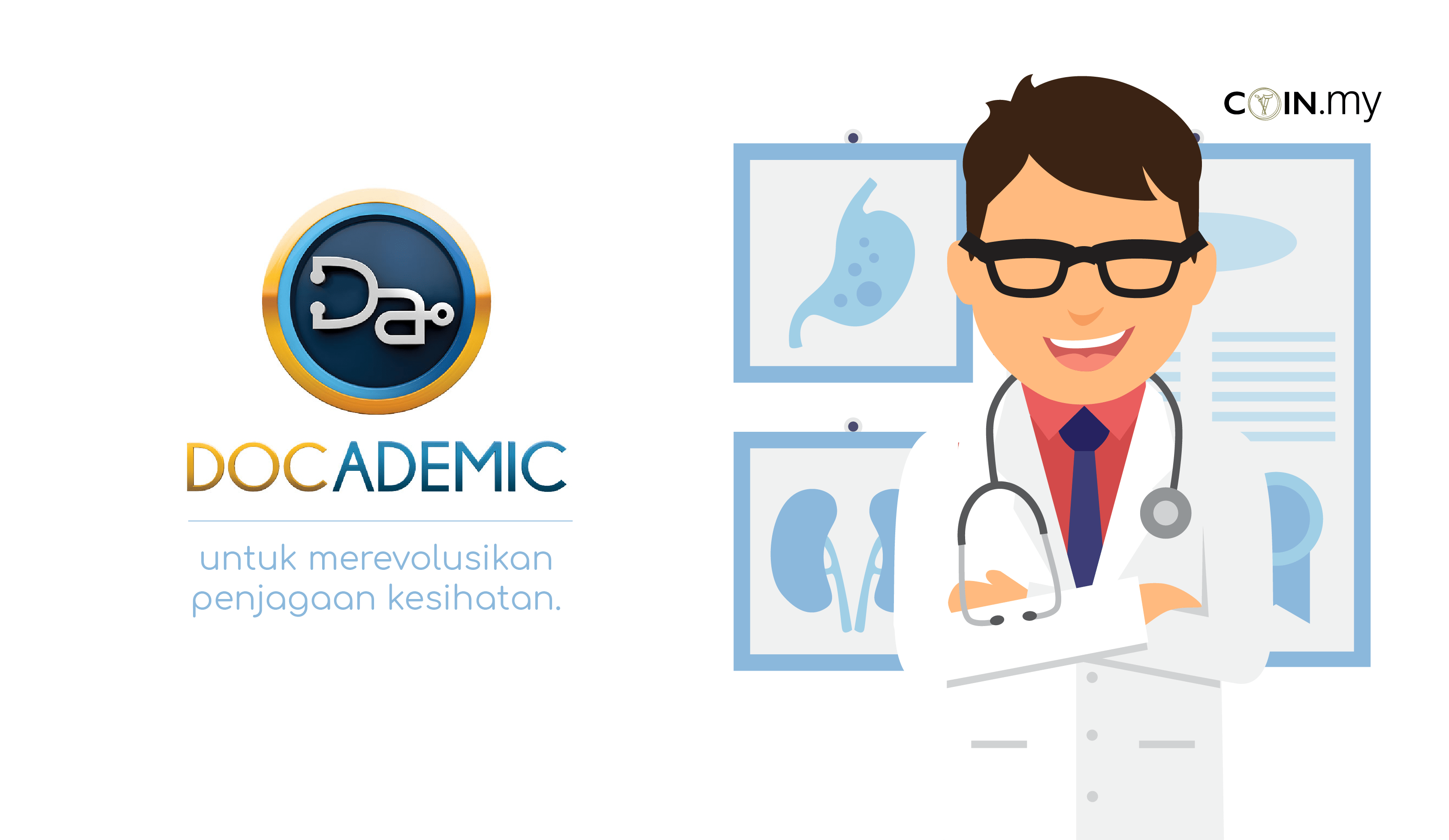 an image on a post on docademic token
