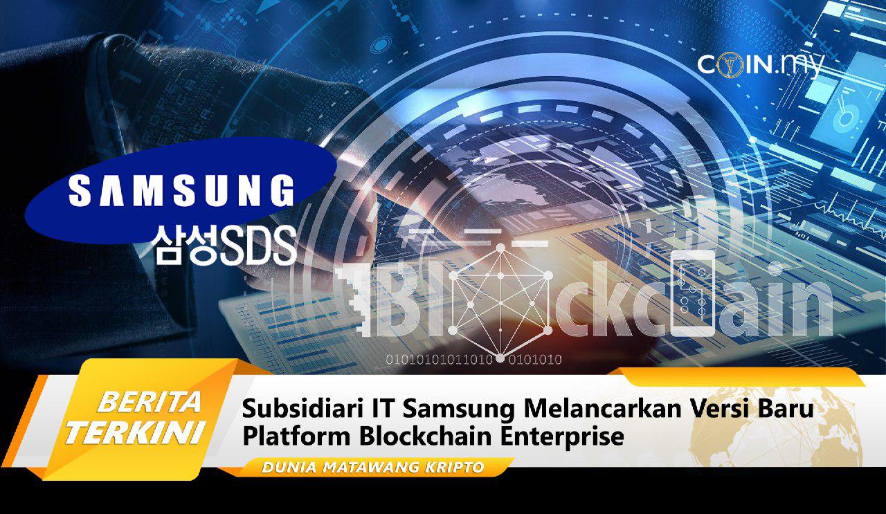 an image on a post on samsung blockchain kripto