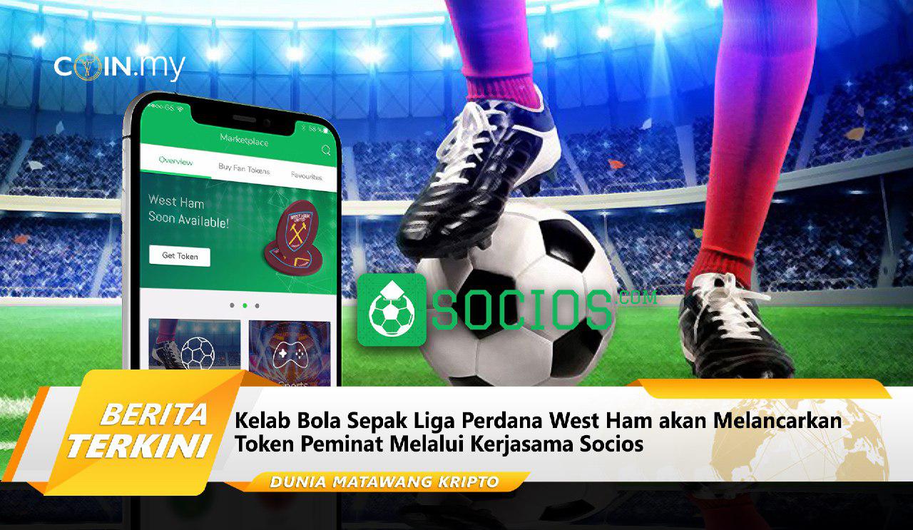 an image on a post on west ham token kripto socios blockchain