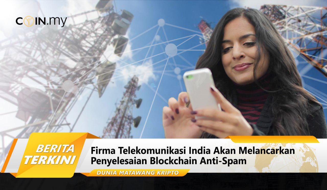 an image on a post on telekomunikasi blockchain anti-spam