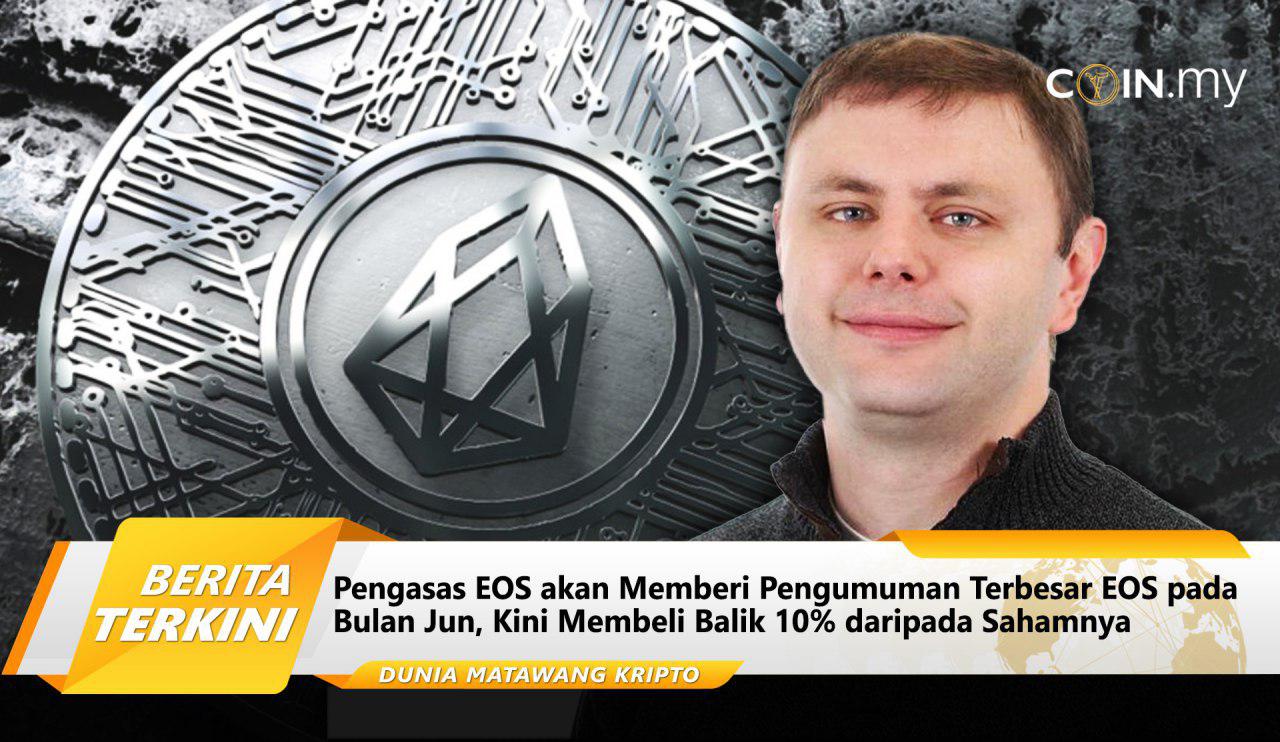 an image on a post on EOS blockchain kripto