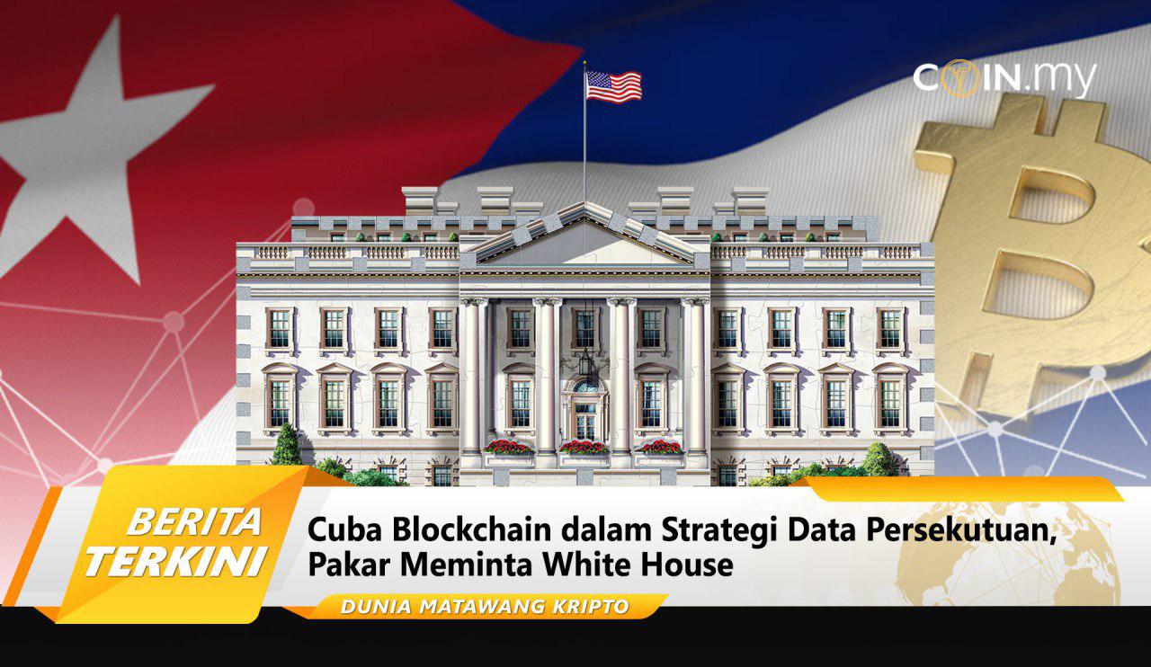 an image on a post on blockchain white house
