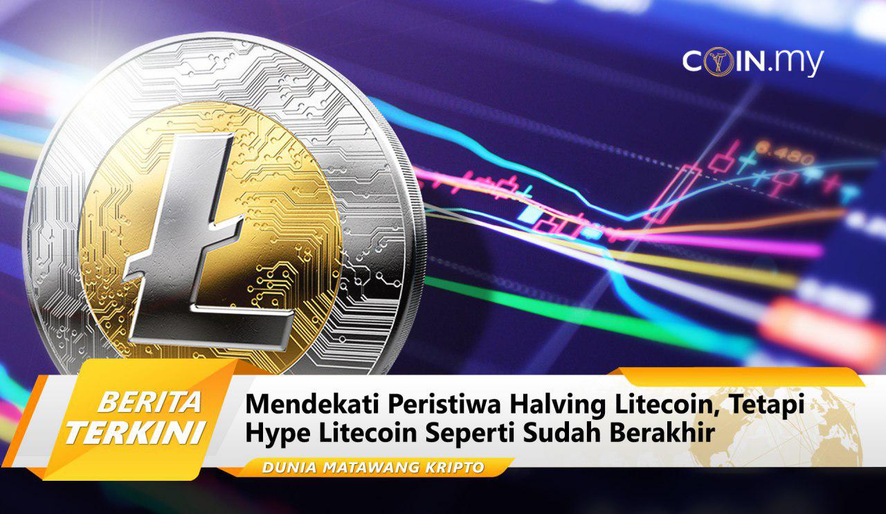 an image on a post on halving litecoin hype