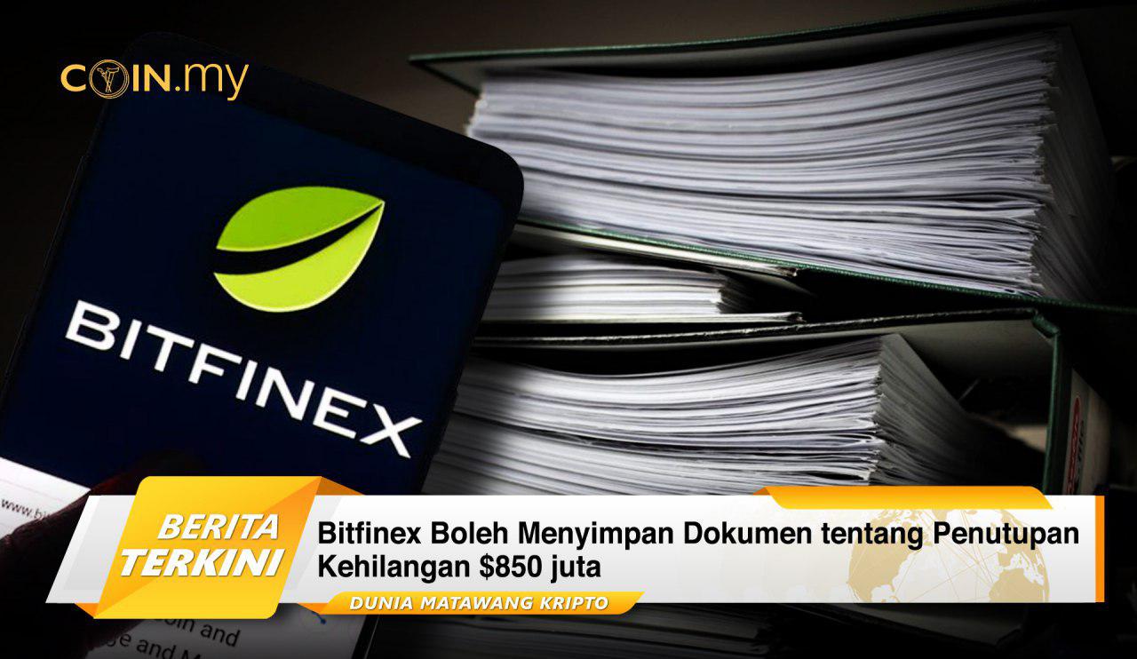 an image on a post on bitfinex dokumen $850 juta
