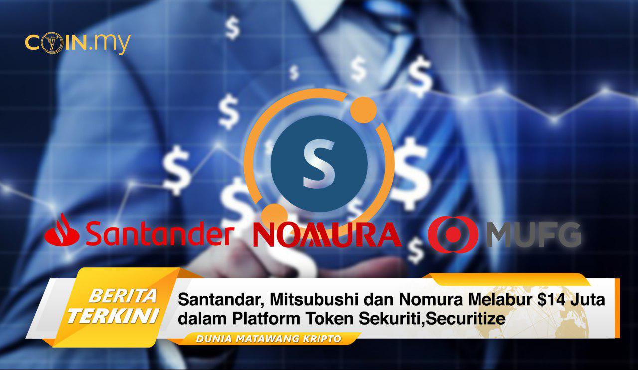 an image on a post on santander mitsubushi nomura securitize