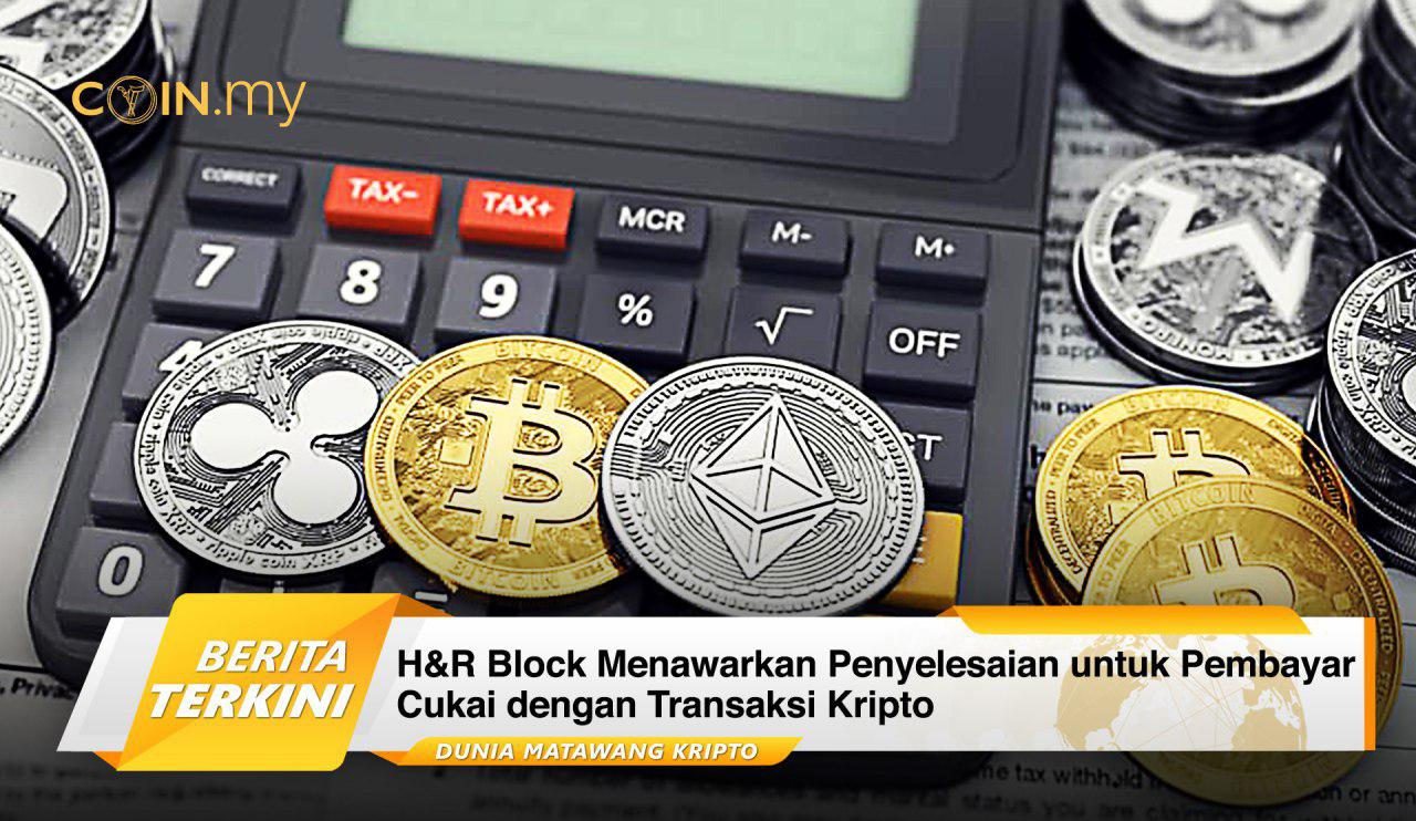 an image on a post on H&R block kripto