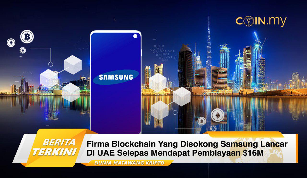 an image on a post on blockchain uae samsung