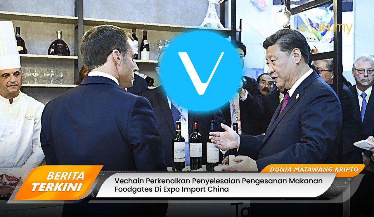 an image on a post on vechain foodgates expo import china