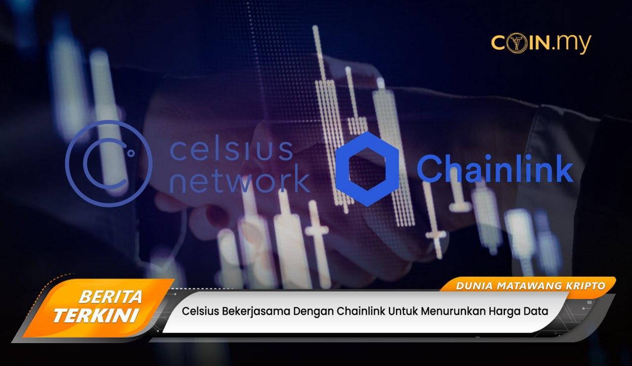 an image on a post on celsius chainlink data