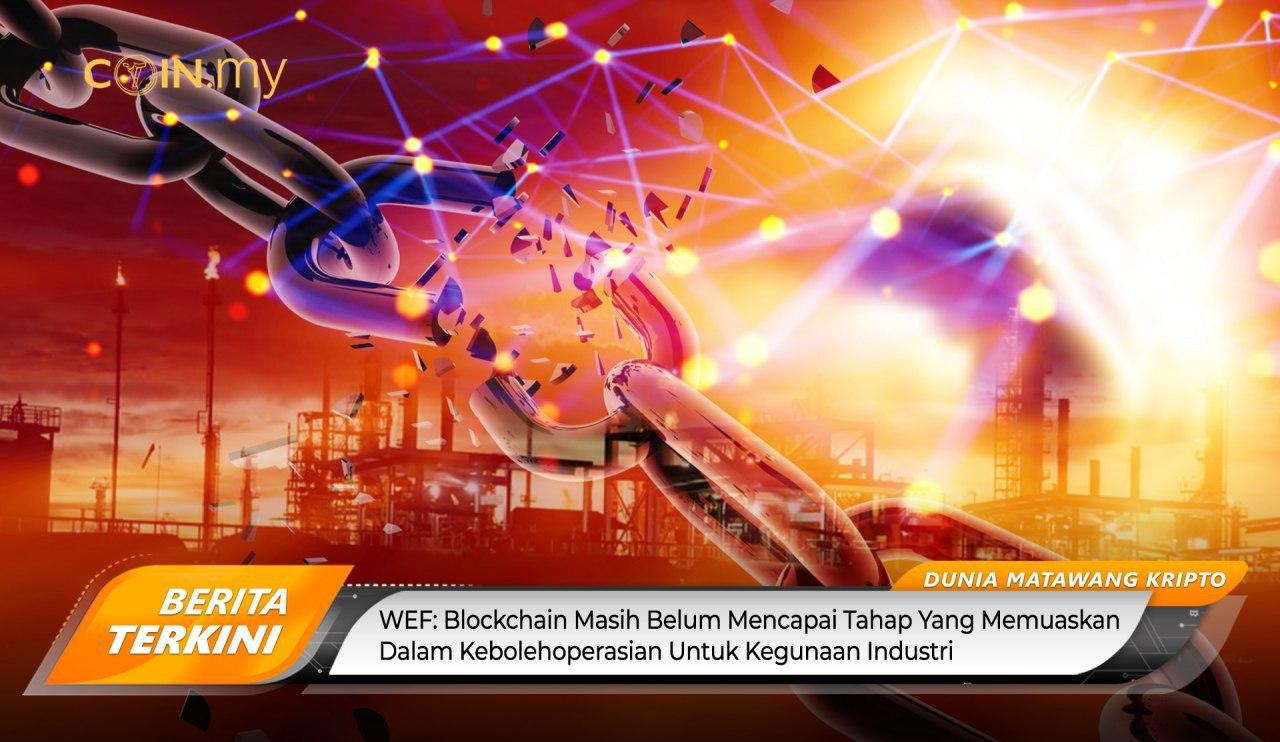an image on a post on wef blockchain industri